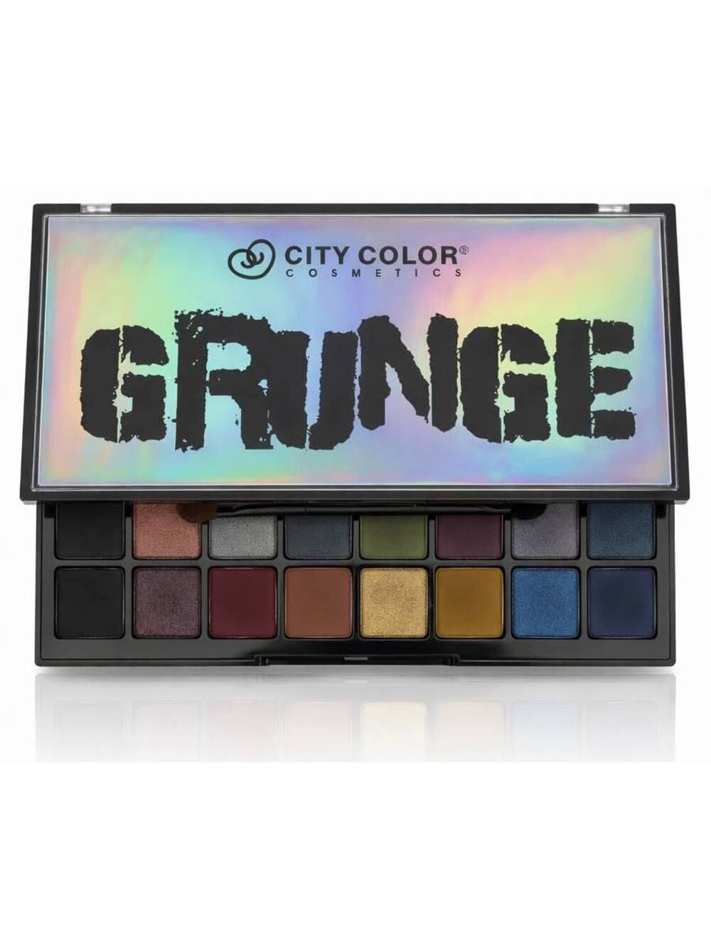 Grunge 18 Shade Eyeshadow Palette - with Mirror